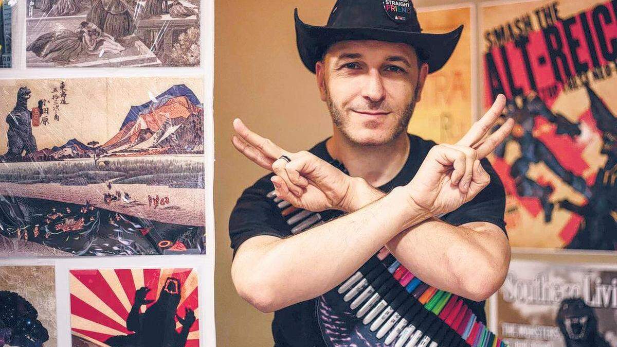 Sean McGuinness is better known as “The Godzilla Guy.”