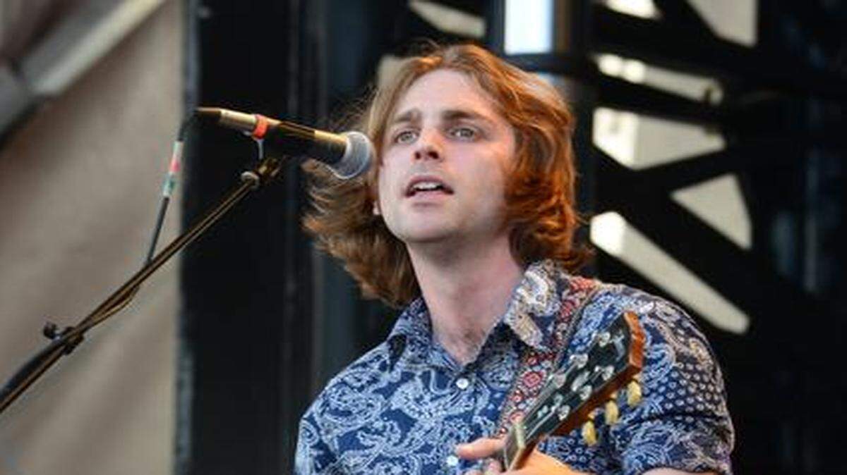 
Sadler Vaden with Jason Isbell performing at the Shaky Knees Music Festival on Sunday, May 11, 2014, in Atlanta.

