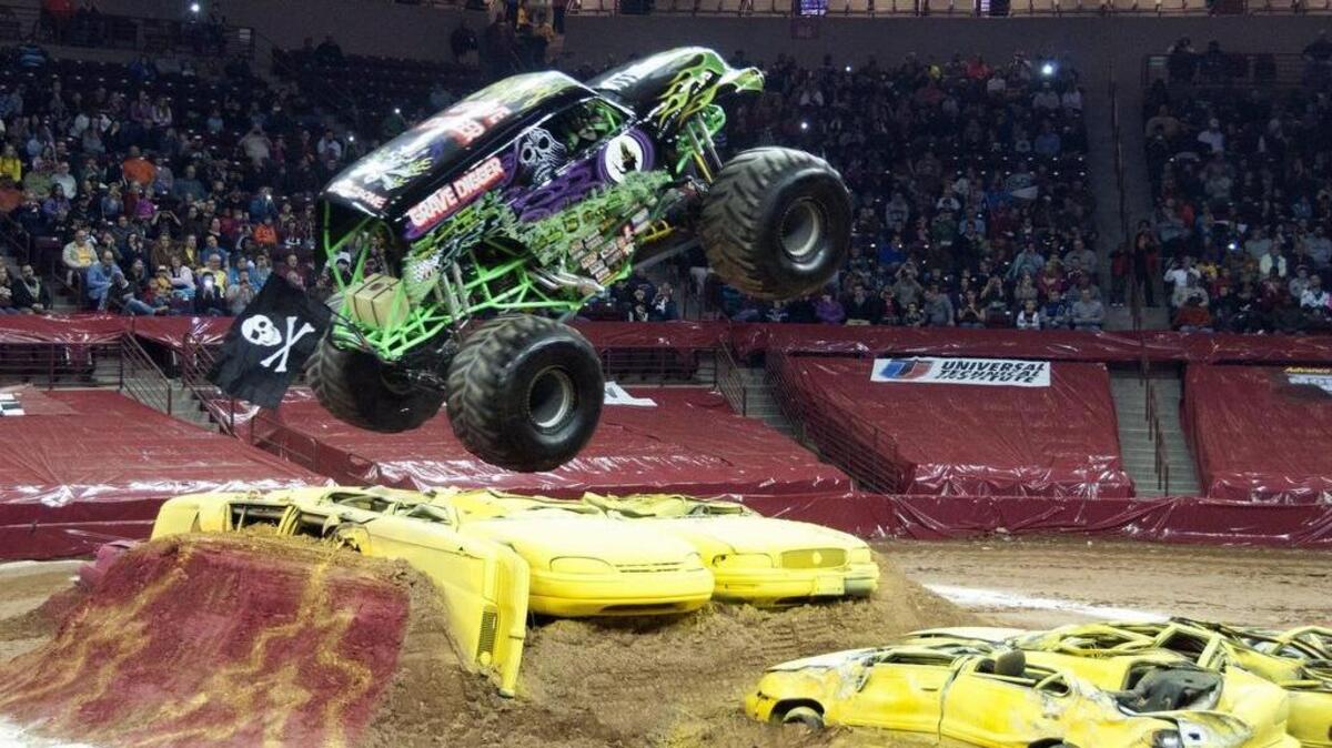 Grave Digger, one of the trucks coming to Colonial Life Arena this week.