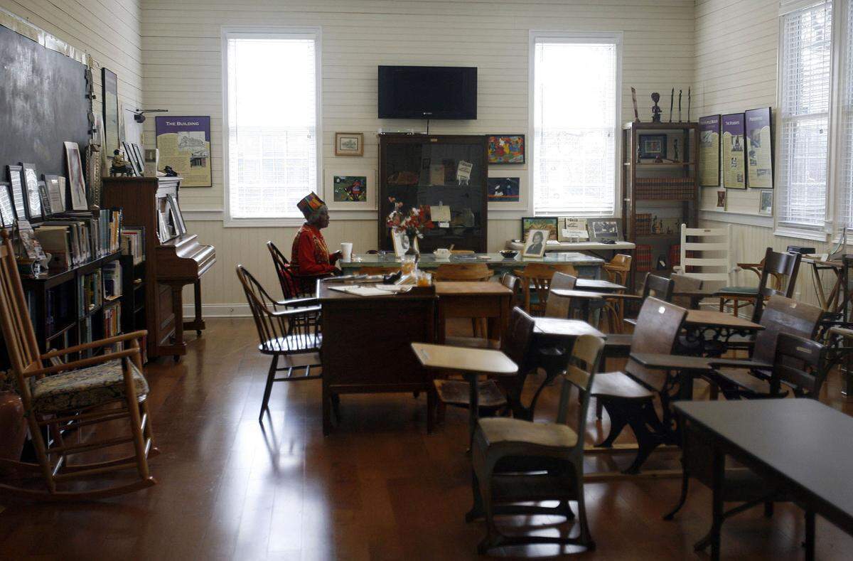 Mary Canty, who died in 2015, attended the Myrtle Beach Colored School as a student. She was one of 20 former students who helped recreate the school near its original location as the Historic Myrtle Beach Colored School Museum.