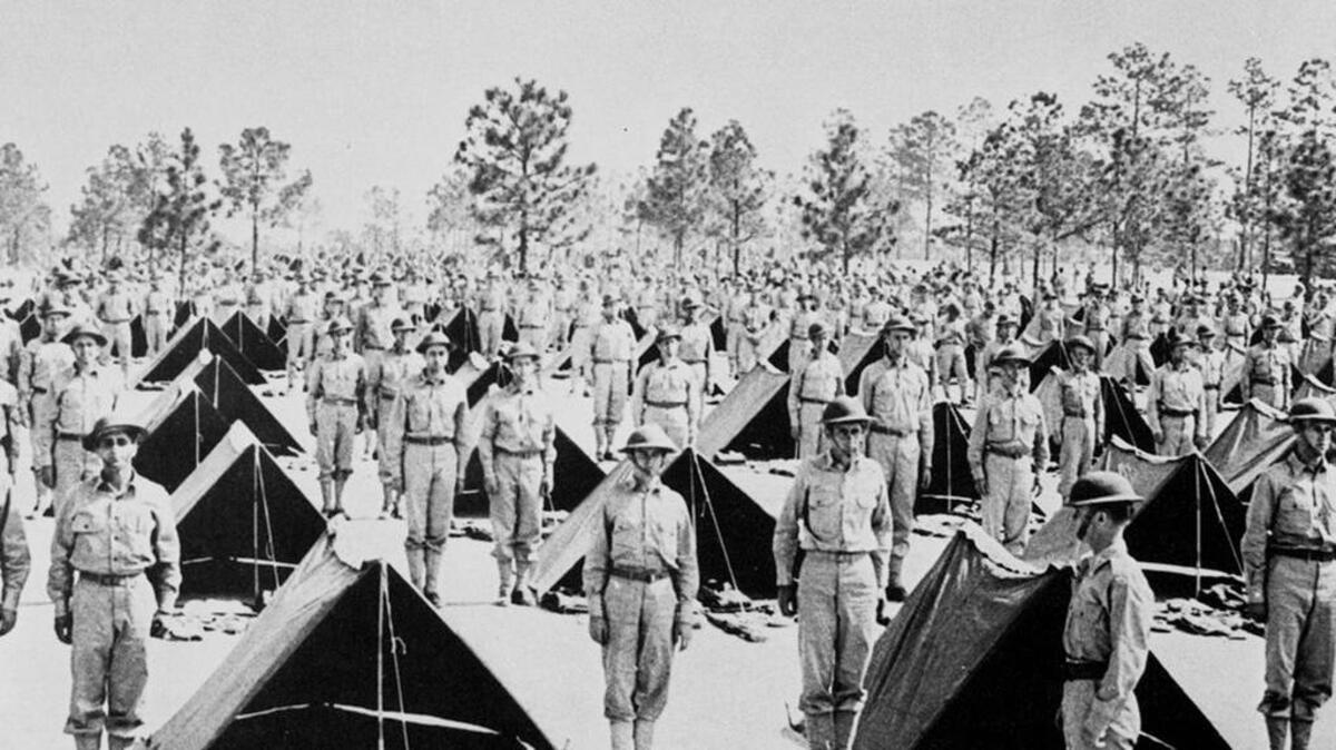 Fort Jackson in 1940.