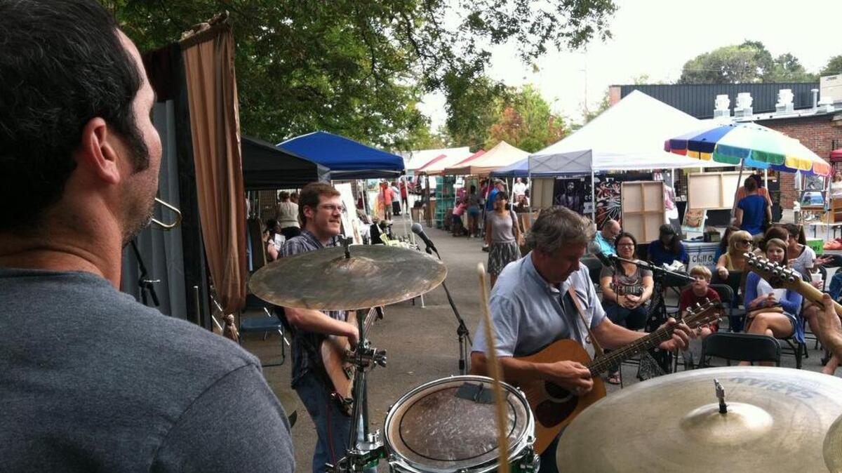 A band performs the 2015 Rosewood Art Festival, now the Rosewood Art & Music Festival.