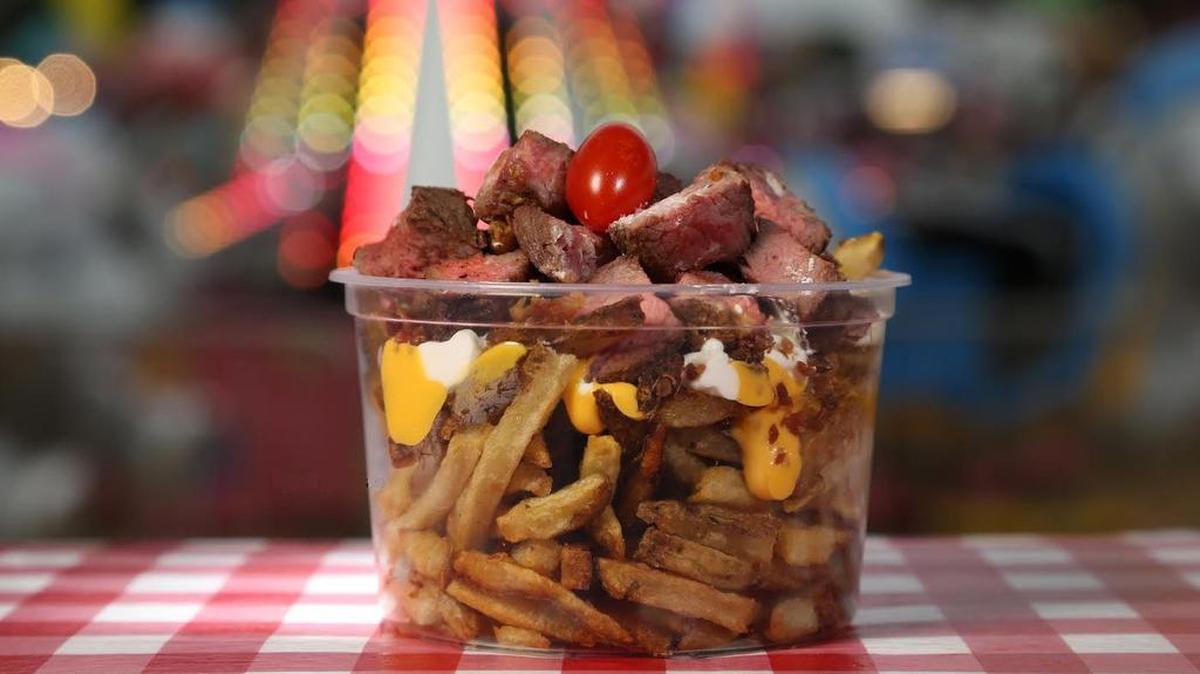 Steak sundae