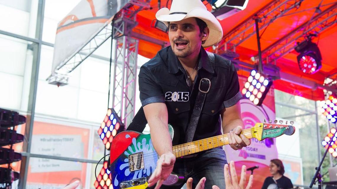 
Brad Paisley comes to Columbia Friday.
