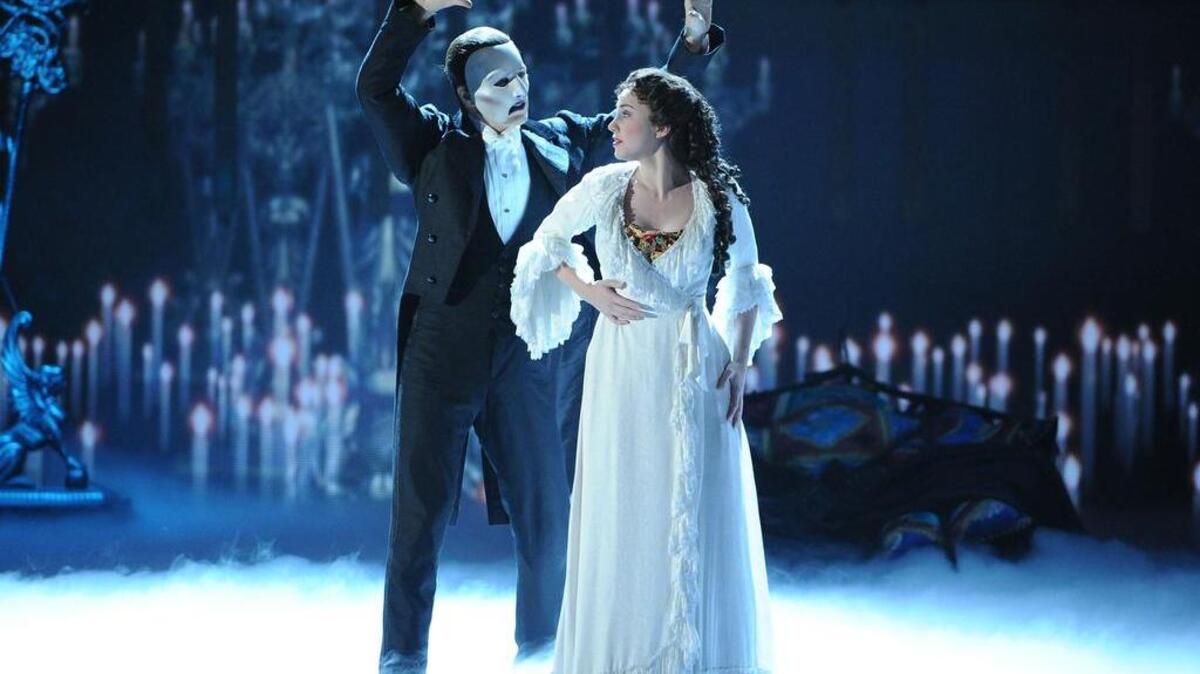 The cast of 'The Phantom Of The Opera' performs at the 67th Annual Tony Awards.