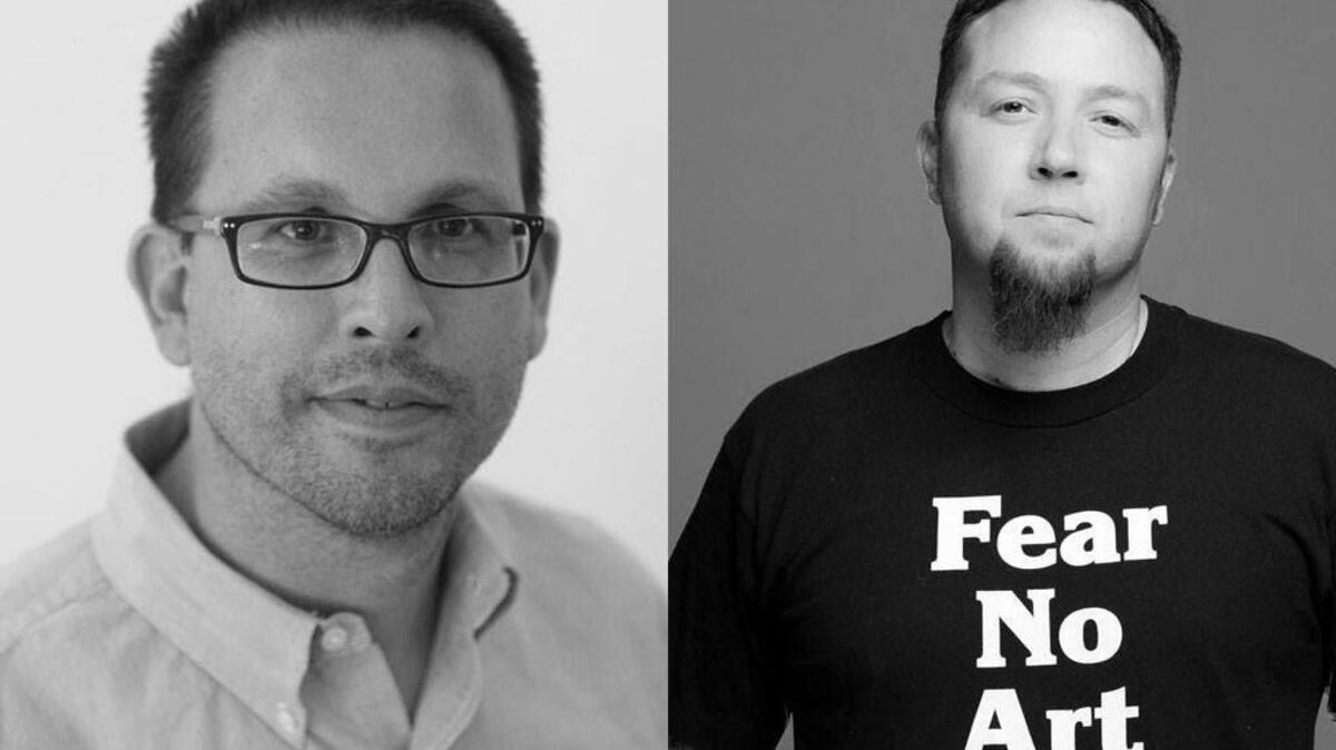 Ed Madden, left, and Ray McManus, right.