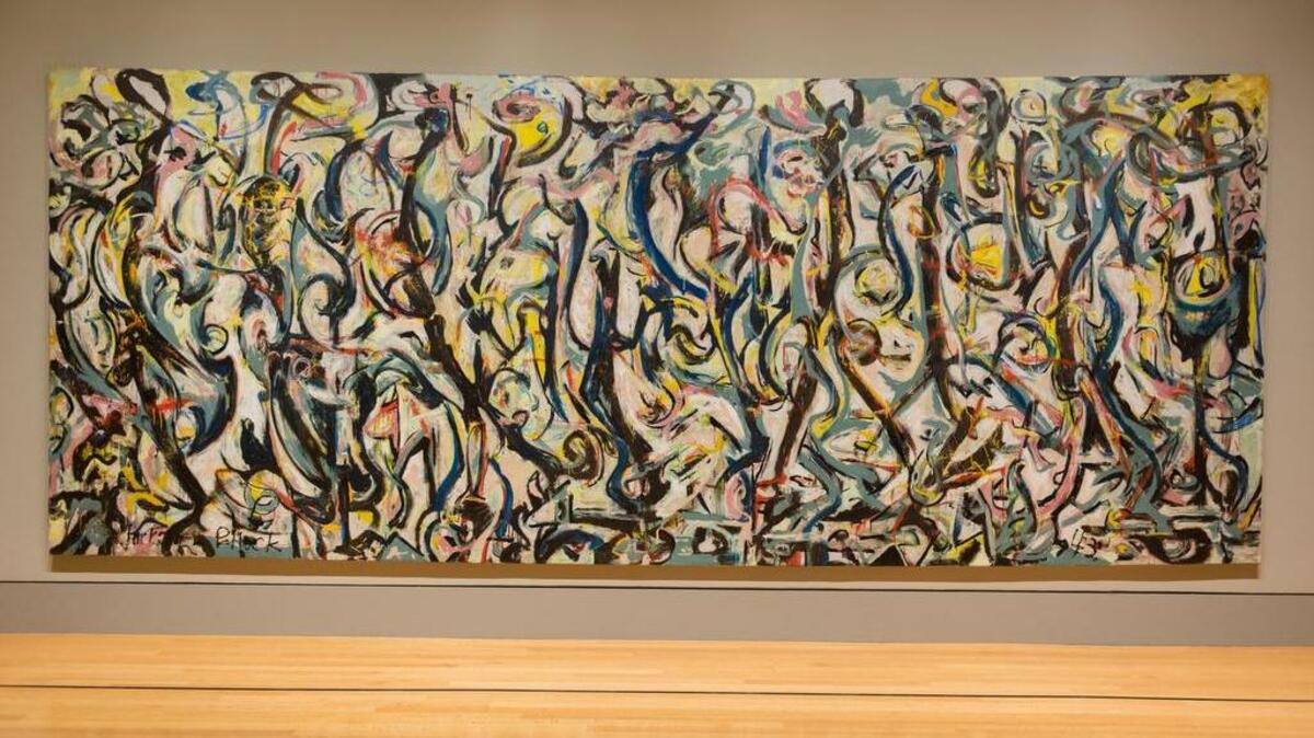 Jackson Pollock’s 20-foot “Mural” changed the destiny of modern art. Not only did it catapult Pollock into the spotlight, it also brought audacious new scale and experimentation to Abstract Expressionism.