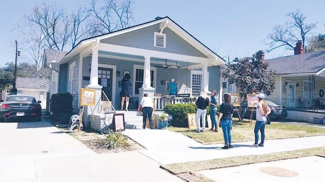 Cottontown Art Crawl brings together more than 50 regional artists on 33 neighborhood porches