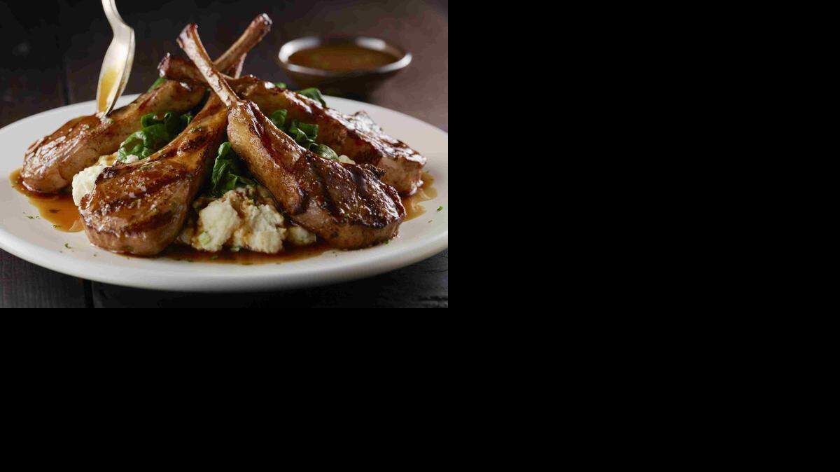 
Longhorn Steakhouse Chef’s Showcase menu for Easter will include Grilled Lamb Chops marinated in a mint infused bordelaise and served atop horseradish whipped mashed potatoes and wilted spinach.
