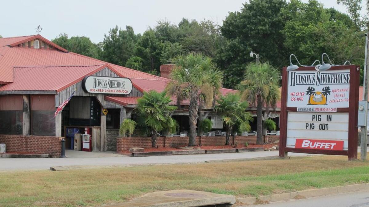 
Hudson’s Smokehouse on Highway 378 in Lexington
