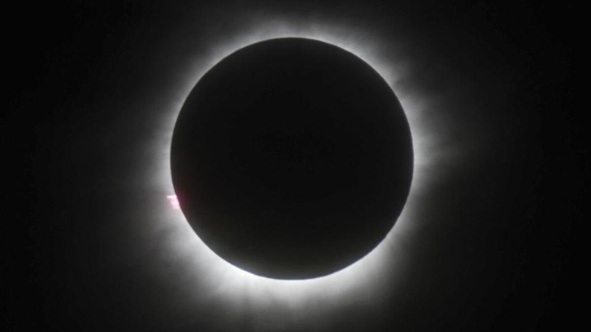 A total solar eclipse