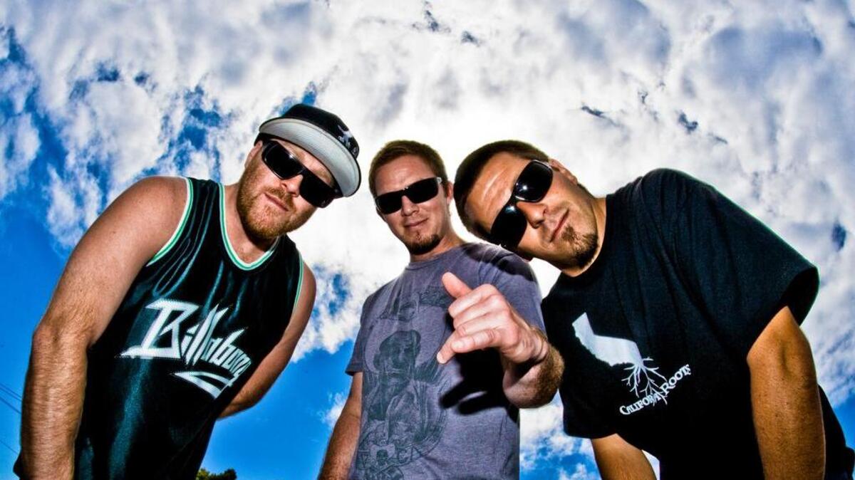 Slightly Stoopid’s Kyle McDonald, Miles Doughty and Ryan Moran.