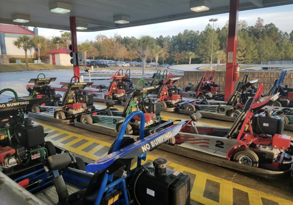 Columbia’s own speed way at Frankie’s Fun Park.