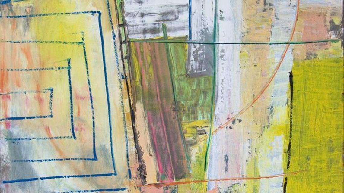 Artist Jay Griffin describes his work as abstract impressionist.