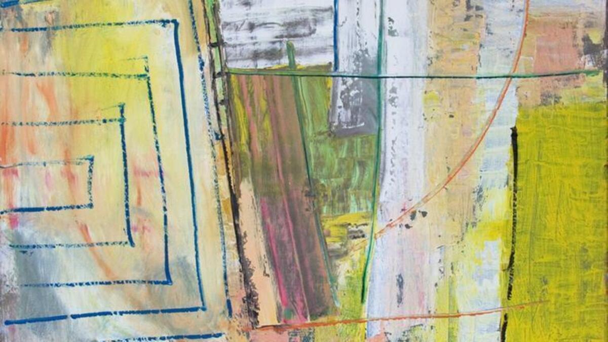 Artist Jay Griffin describes his work as abstract impressionist.