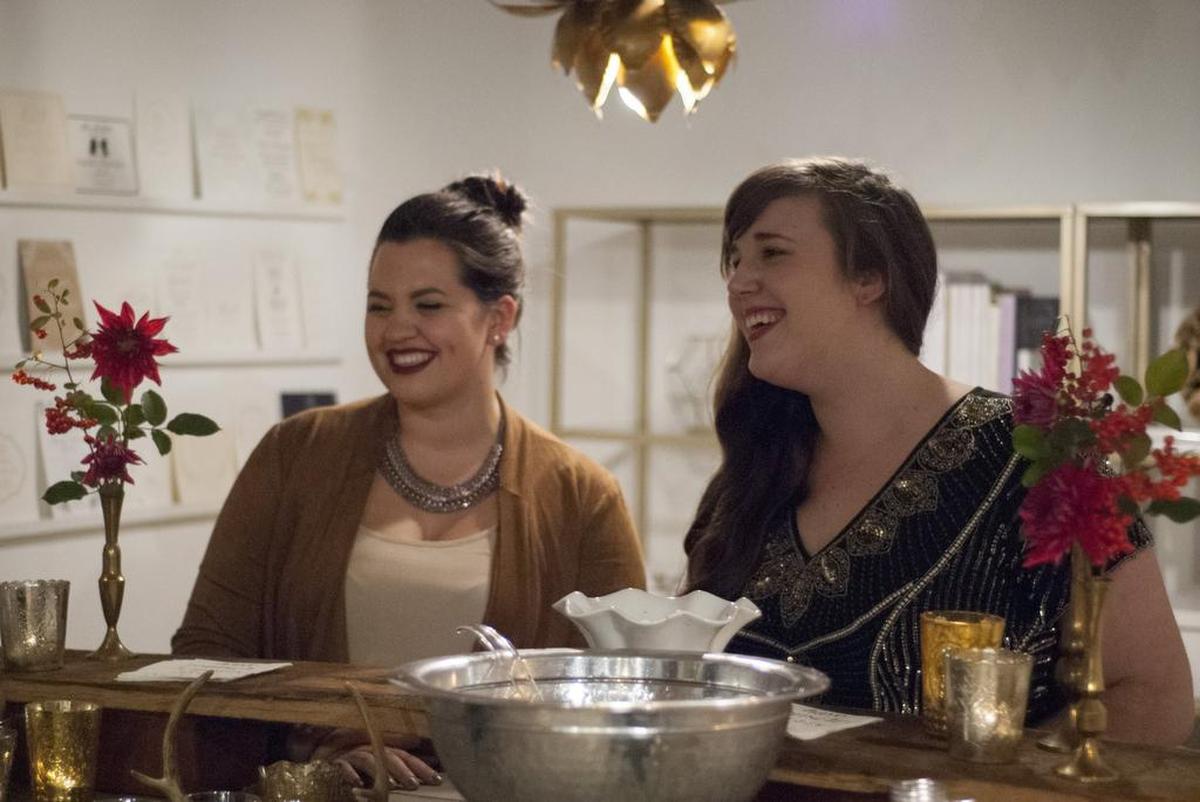 Many of the stores, boutiques and restaurants serve drinks and snacks during Devine Night Out.