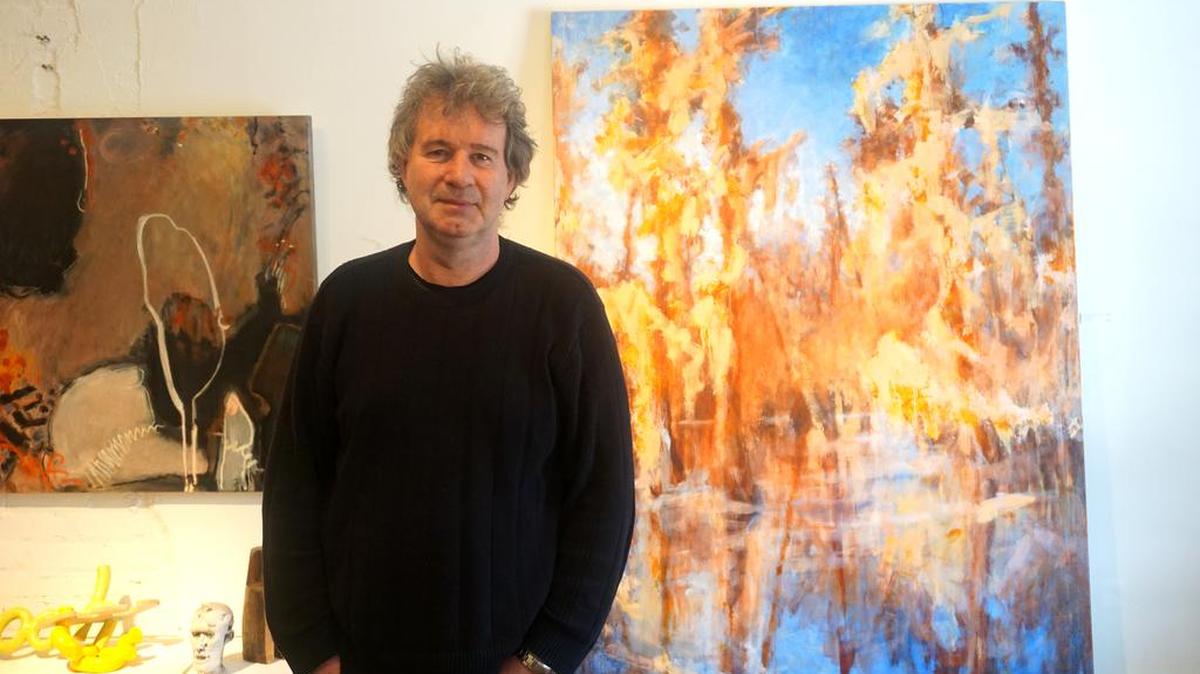 Wim Roefs at if ART Gallery in the Vista.