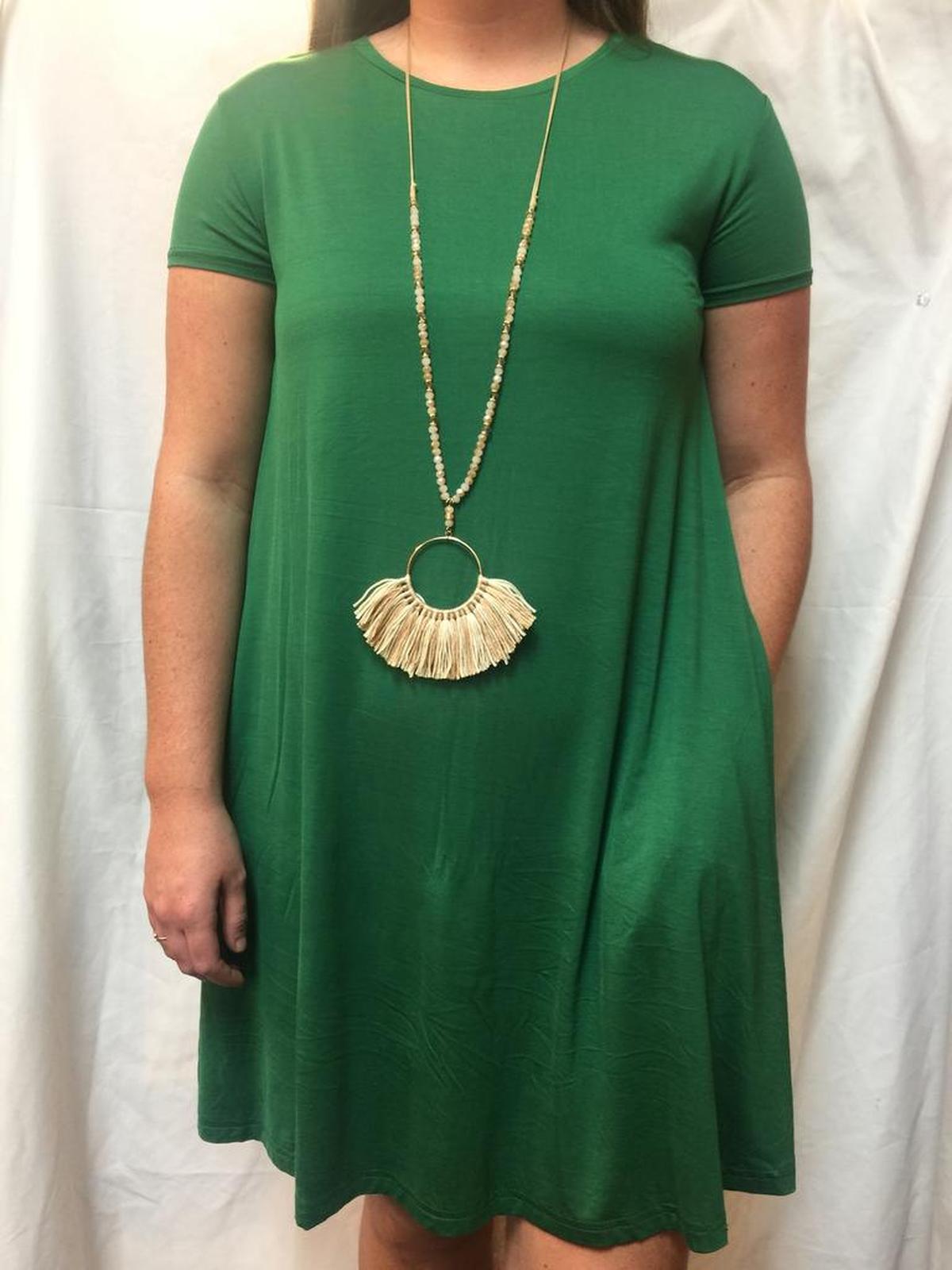 Piko 1988 T-shirt dress with pockets, $23.99 at Oops.