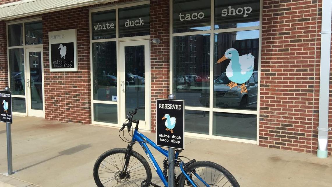 White Duck Taco Shop is an easy in and out in the Olympia neighborhood.