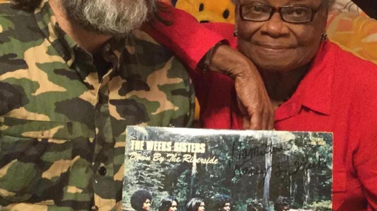 Chris Wenner and Nancy Hamilton of the Soul Shouting Weeks Sisters of Mullins.