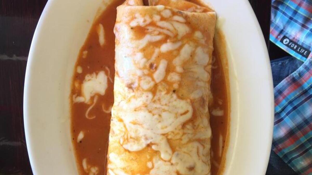 Brothers & Beer’s adobada burrito.