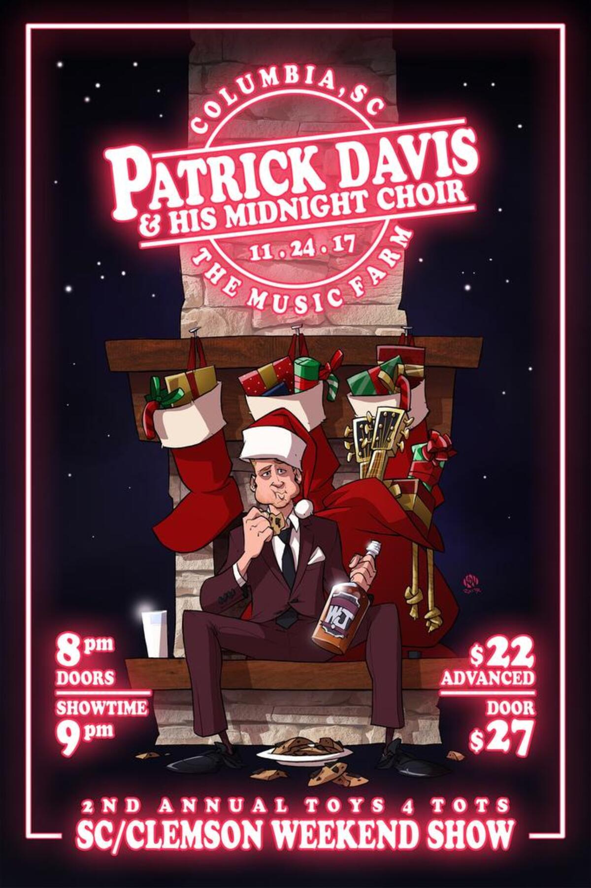 Concertgoers who bring a toy to donate will be entered in a raffle to win merchandise.