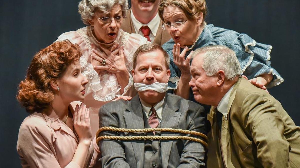 Mortimer must rally to help his aunts and protect his fiance – all while trying to keep his sanity – in “Arsenic and Old Lace” at Town Theatre.