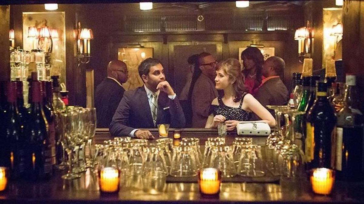 Aziz Ansari, left, in ‘Master of None.’