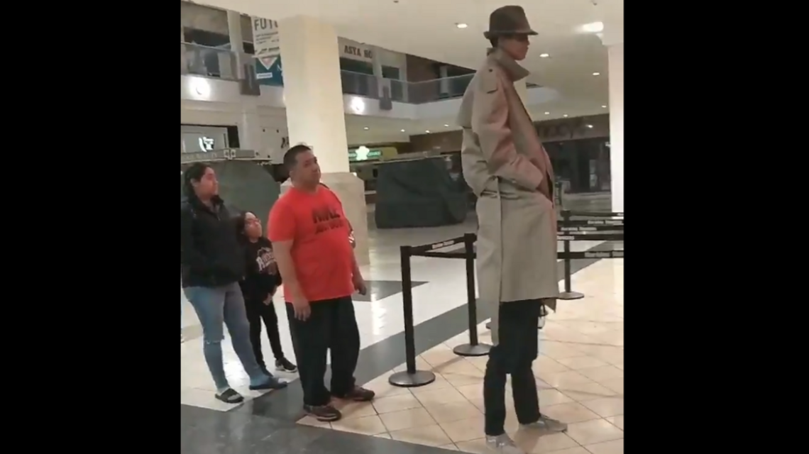 One ticket, for a really ‘tall man’ to see Black Panther, please