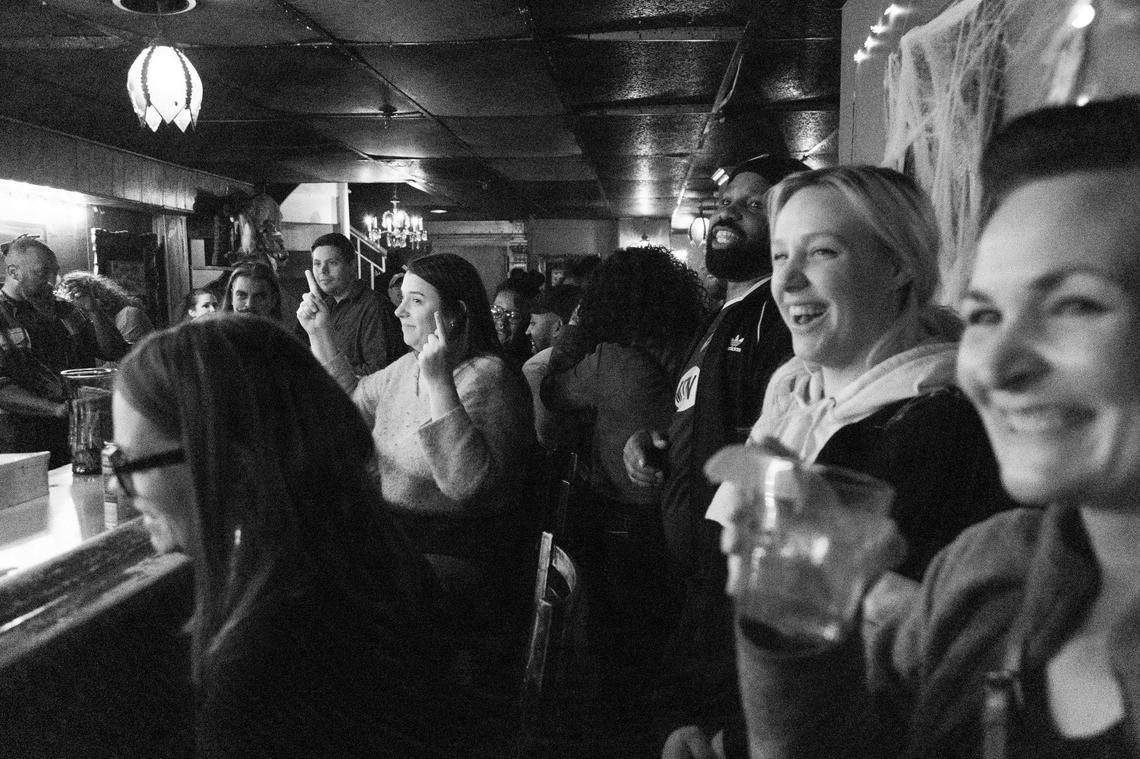 Last call at The Whig, a bar in downtown Columbia, South Carolina on Sunday, November 20, 2022.