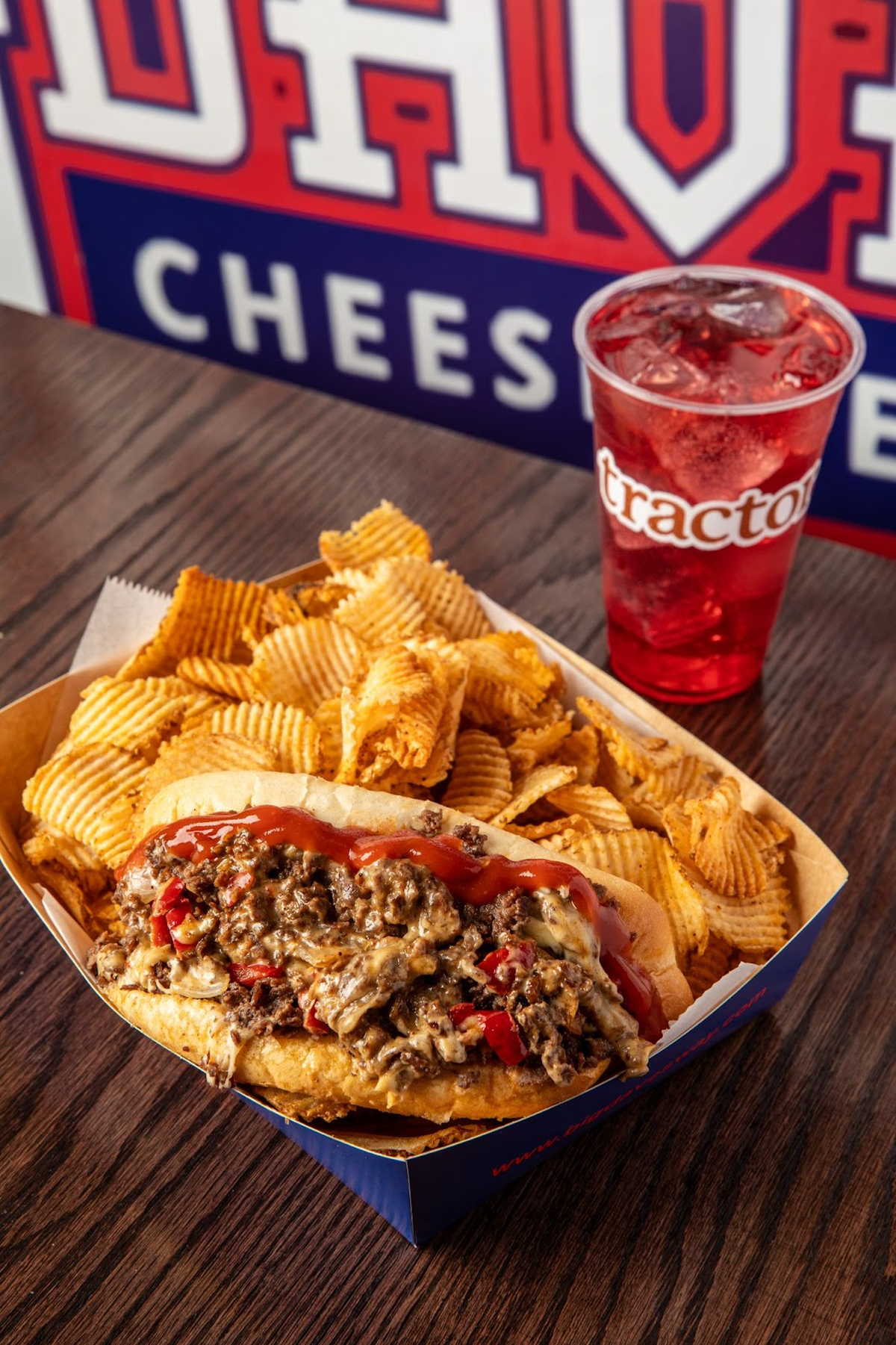 The Spicy Jawn cheesesteak from Big Dave’s Cheesesteaks.