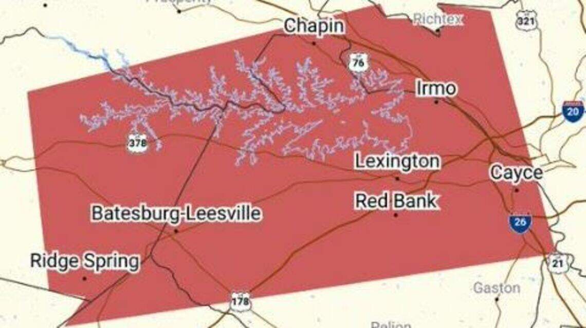 Tornado warning issued in Columbia & Lexington County as winds, severe weather hit SC