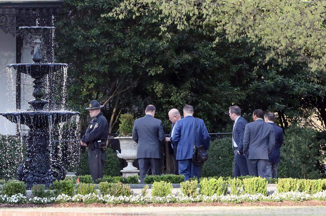 Carolina Panthers owner David Tepper arrives at the South Carolina governor’s mansion on Wednesday, March 13, 2019.