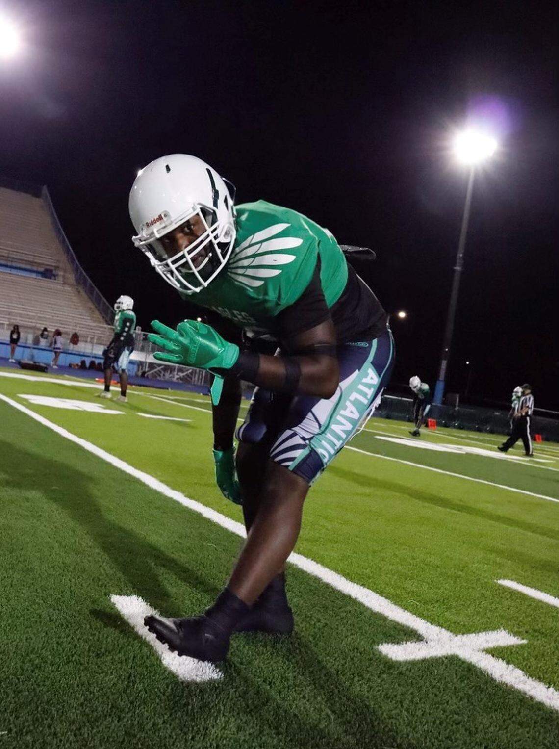 Lorvens Florestal, a freshman linebacker from Delray Beach, Fla., was killed in a shooting, according to Charleston Southern University.