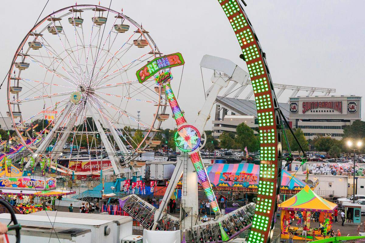 The opening day of the South Carolina State Fair on Wednesday, October 11, 2023.