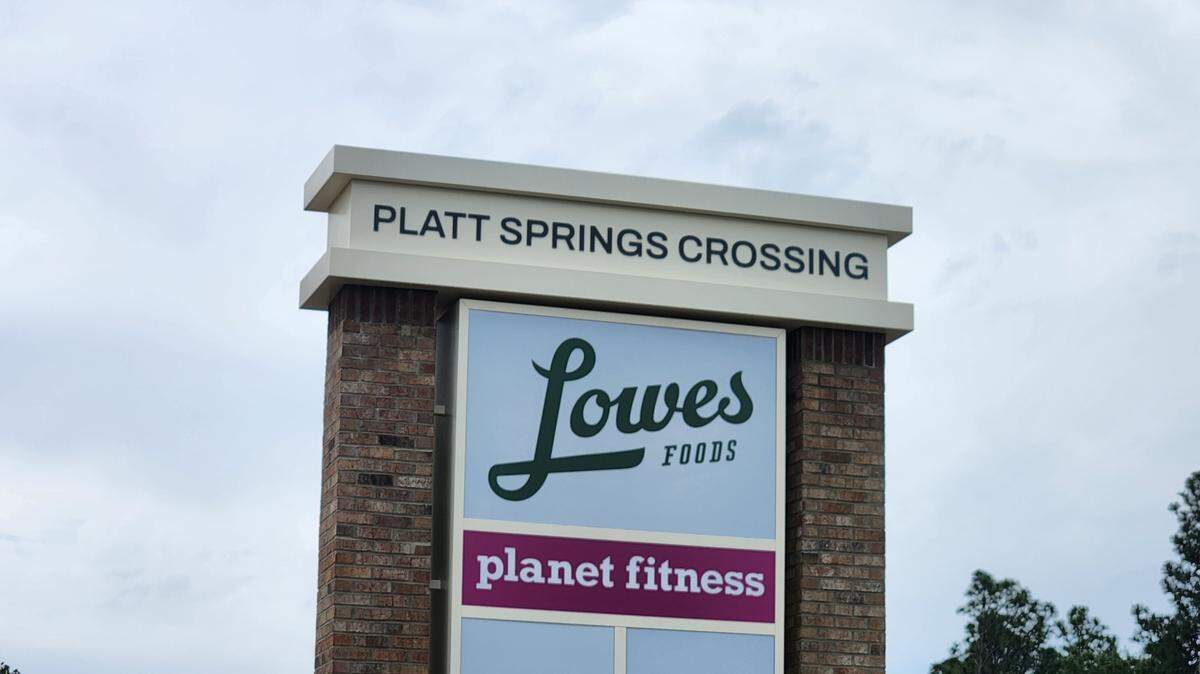 The Platt Springs Crossing development in Lexington, SC’s Red Bank area.