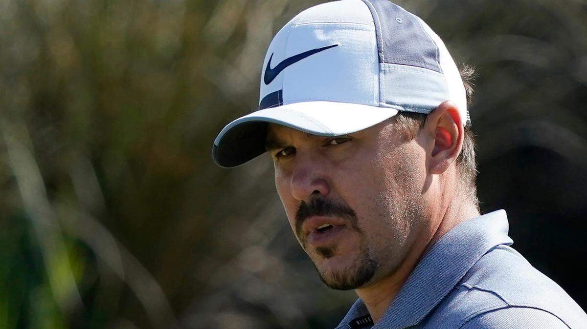 FILE - Brooks Koepka is shown after a birdie on the 13th hole during the first round of the PGA Championship golf tournament on the Ocean Course in Kiawah Island, S.C., in this Thursday, May 20, 2021, file photo. Brooks Koepka is back on tour, playing the inaugural Palmetto Championship for his first tournament since the PGA Championship and since his apparent fued with Bryson DeChambeau moved to a new level. (AP Photo/Matt York, File)