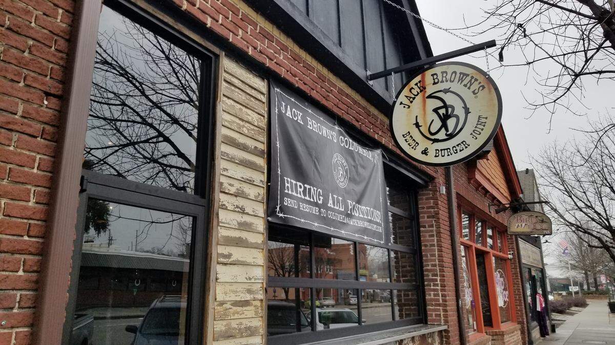 Jack Brown’s Beer and Burger Joint is planning to open at 711 Harden St. in Columbia’s Five Points on Feb. 21.