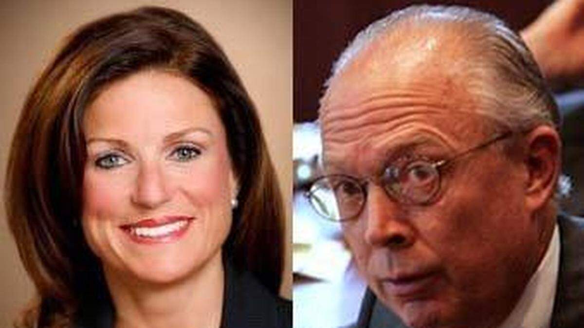 Kelly Payne, left, and Richard Eckstrom