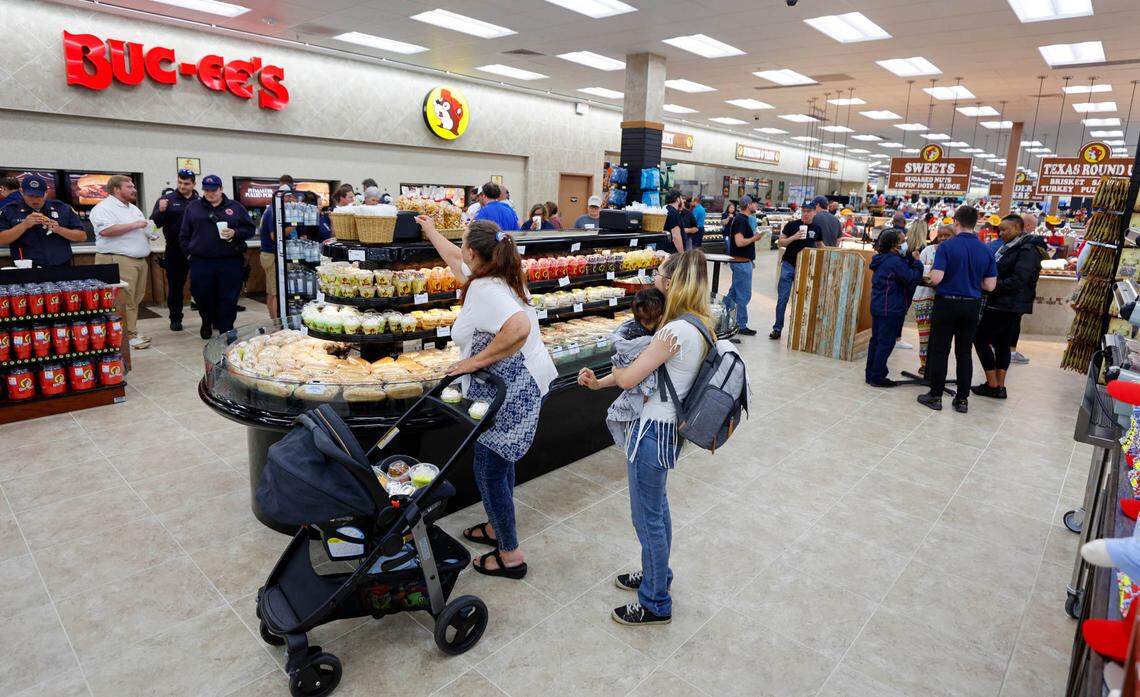Texas based Buc-ee’s opens Monday in Florence. The travel plaza had a soft opening for first responders and their families on Friday May 13, 2022.