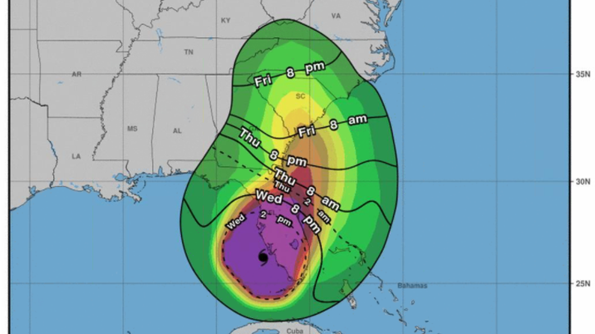 Hurricane Ian makes landfall, heavy rain to reach SC Midlands Friday. Here’s the latest forecast