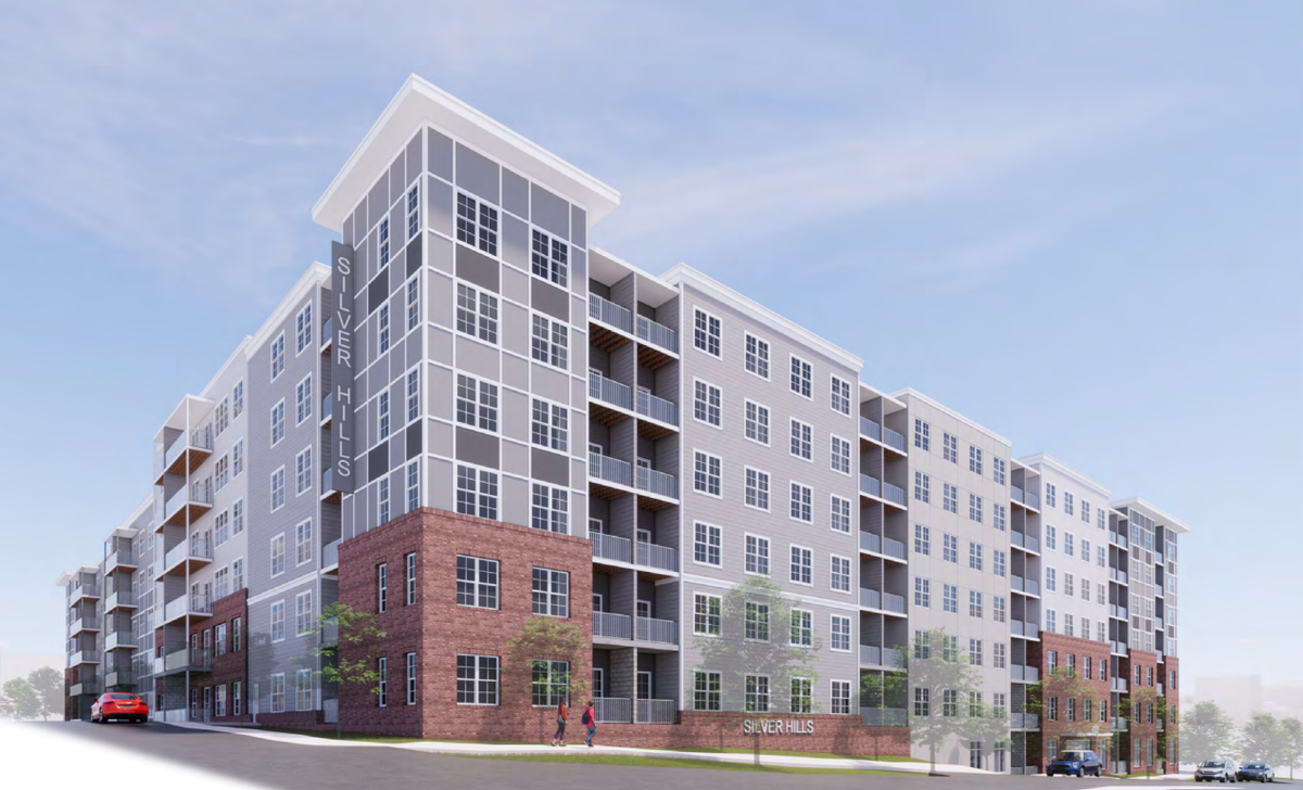 Ohio-based Silver Hills Development hopes to build 250 units in a seven-story tower at 405 Gervais St., just across Huger Street from the SpringHill Suites Marriott Hotel.