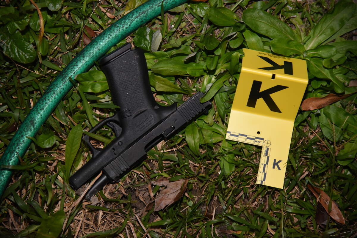 A handgun was recovered from the scene of the shooting on Nov. 2, 2020 by the Richland County Sheriff’s Department.