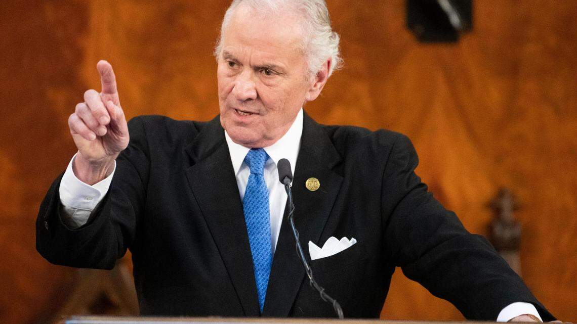 Governor Henry McMaster delivers the State of the State address on Wednesday, January 19, 2022.