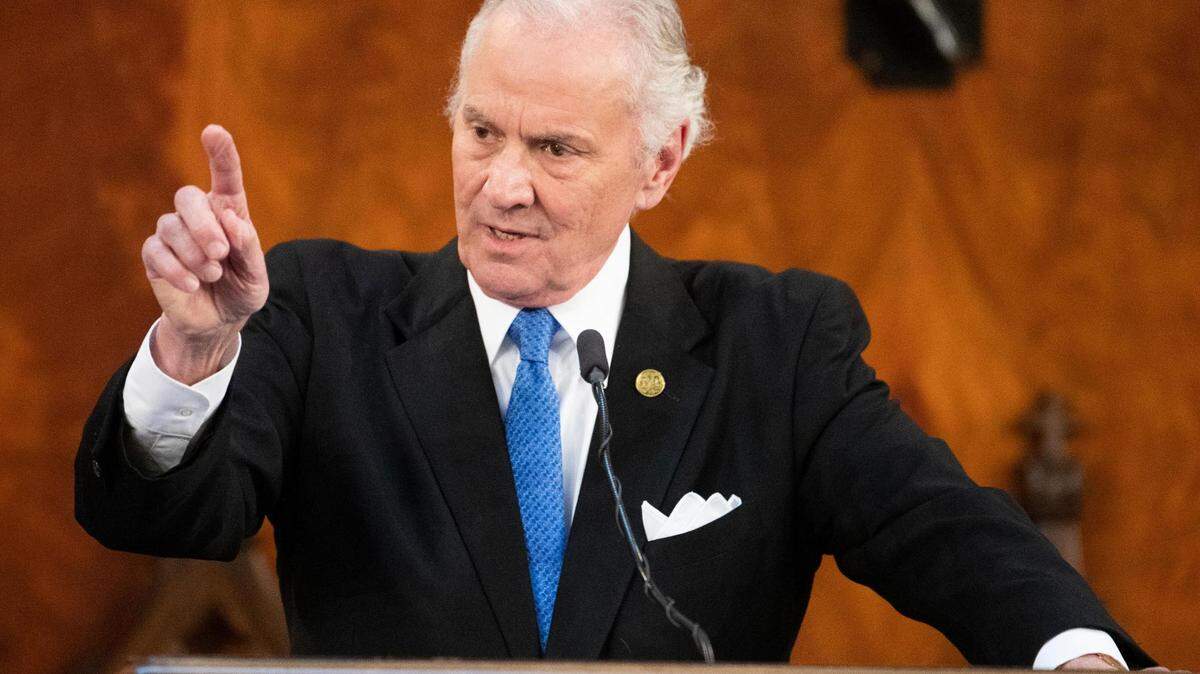 Governor Henry McMaster delivers the State of the State address on Wednesday, January 19, 2022.