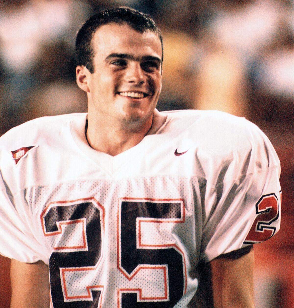 Shane Beamer from his days as a Virginia Tech football player.