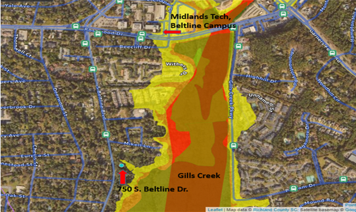 The unidentified male, who is believed to have been unhoused, was found in a floodplain near South Beltline Blvd., according to the coroner’s office.