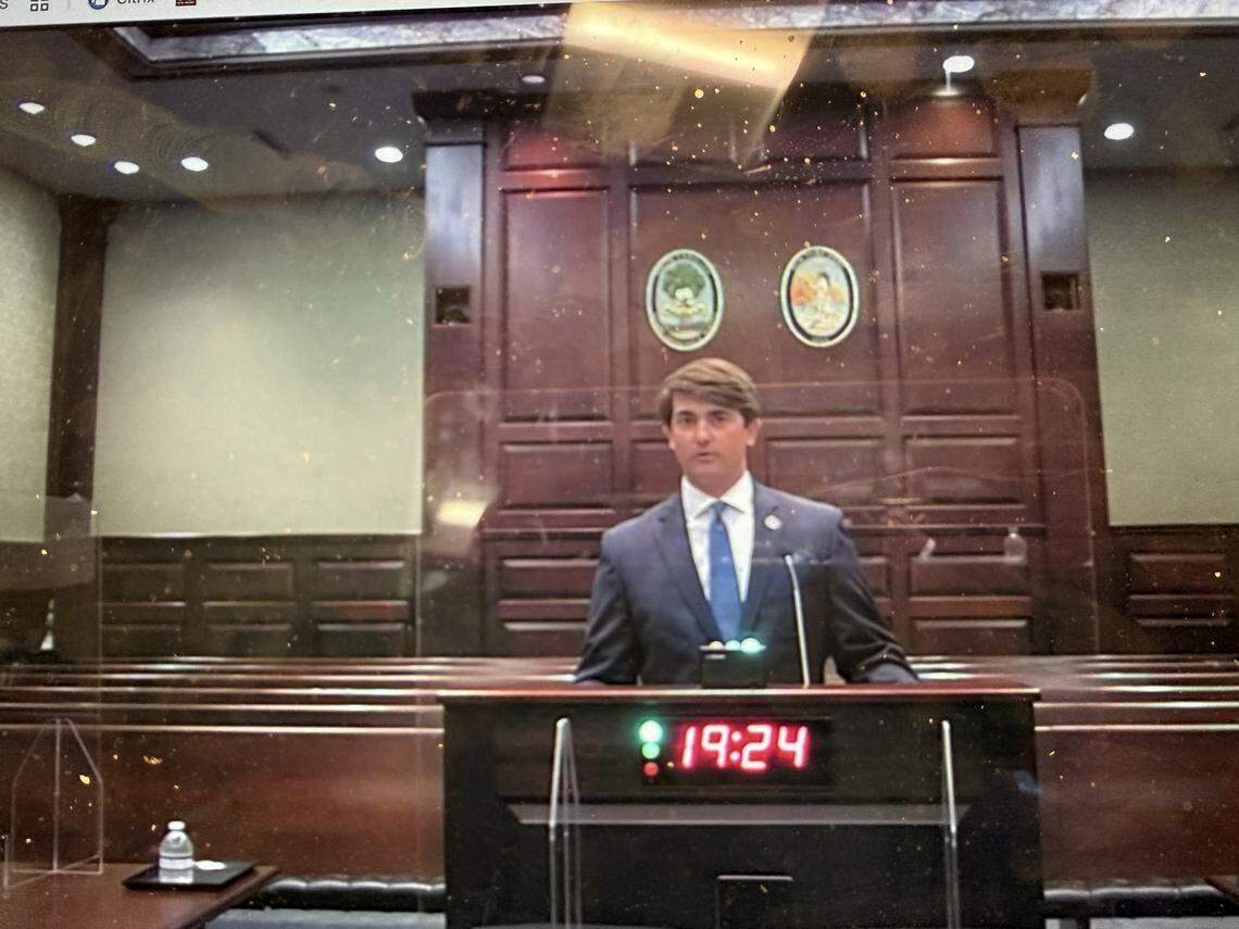 Thomas Limehouse argued the case Adams vs McMaster before the S.C. Supreme Court in September 2020. The case concerned the use of taxpayer money in private schools. The governor lost.