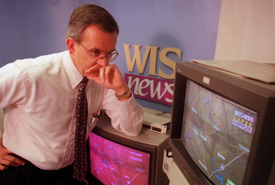 (Eric Seals/The State) WIS weatherman, Jim Gandy will leaving the station in early December. Gandy who has been doing the weather for 23 years is looking for a new challenge. He will work for Gannett television in the corporate division doing consulting and training. (Eric Seals/The State)
