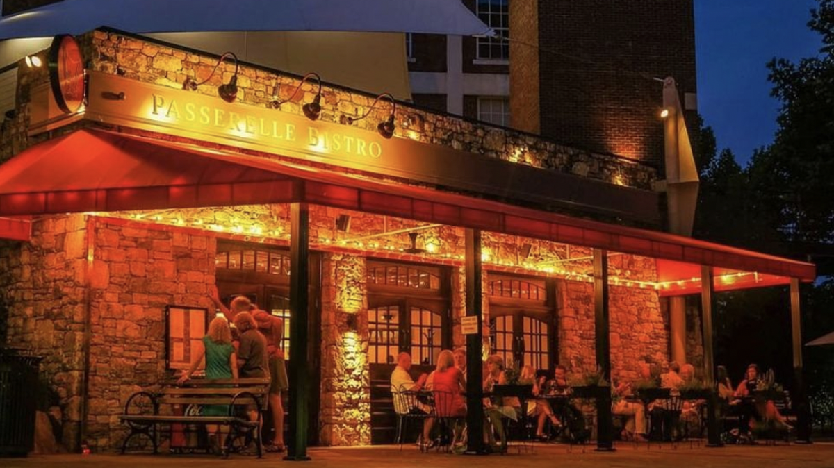 Passerelle Bistro in Greenville, SC, was named by CNN Travel as one of the most romantic restaurants in the world.